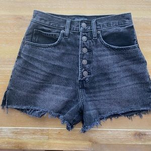 Abercrombie high rise shorts